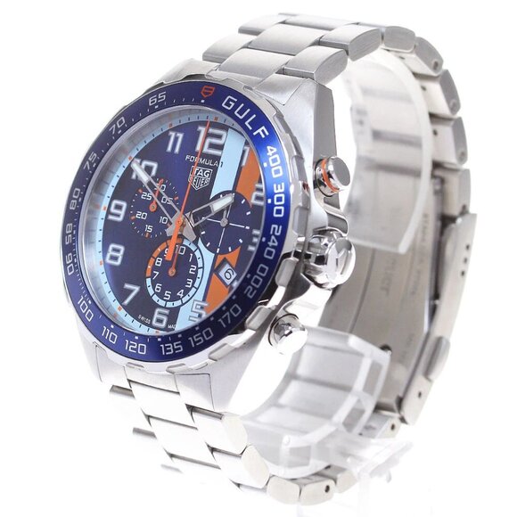 TAG HEUER Formula 1 Gulf Special Edition CAZ101AT.BA0842 Quartz Men's_828099 - Picture 1 of 7